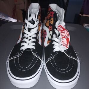 NWT Vans Flower Pattern Unisex High-Top Skate Shoes